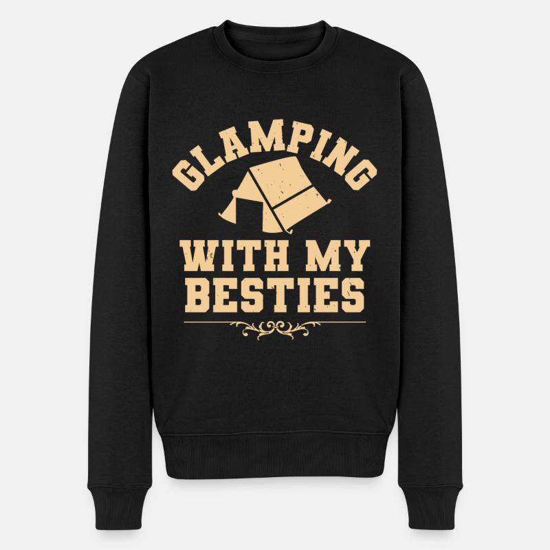Glamping camping avec style - Pull Premium bio Homme - noir