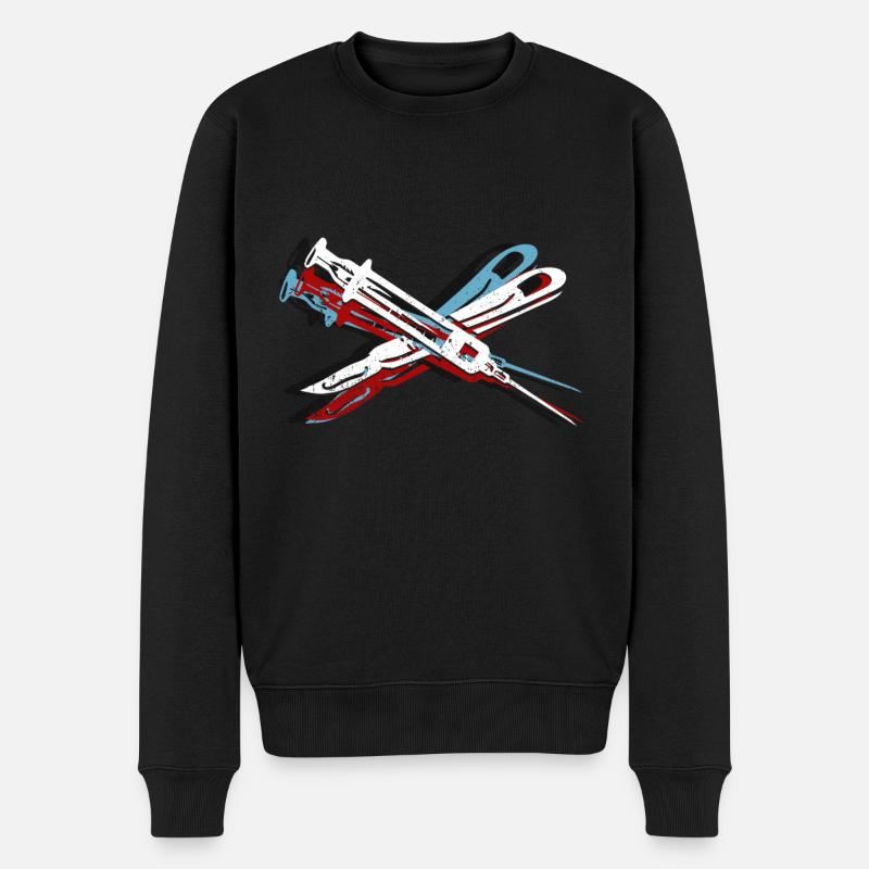 Chirurgien - Pull Premium bio Homme - noir