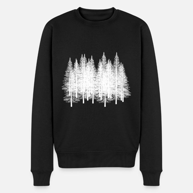 Forest Forests Forest Forest Gift Idea Camping - Men's Premium Organic Jumper - black