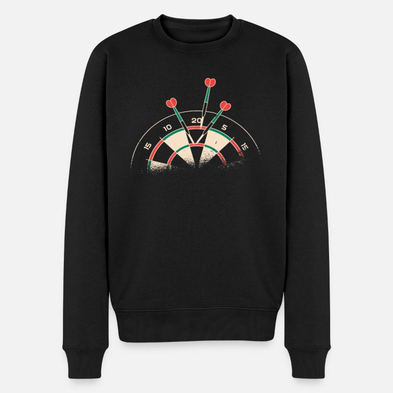 Fléchettes Fléchettes Fléchettes Fléchettes - Pull Premium bio Homme - noir