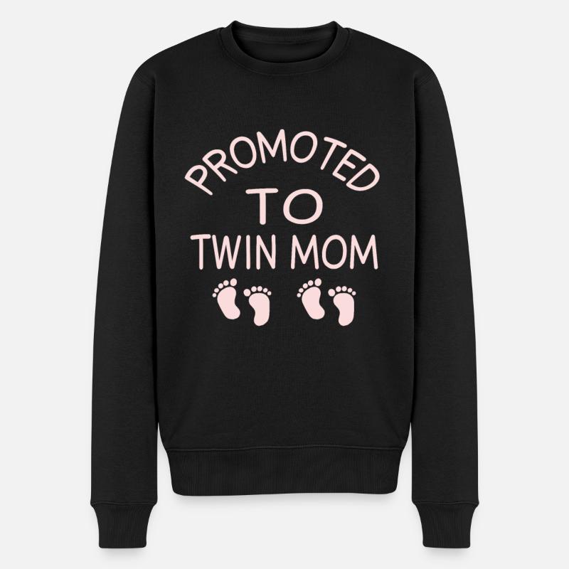 Twin Mom - Pull Premium bio Homme - noir