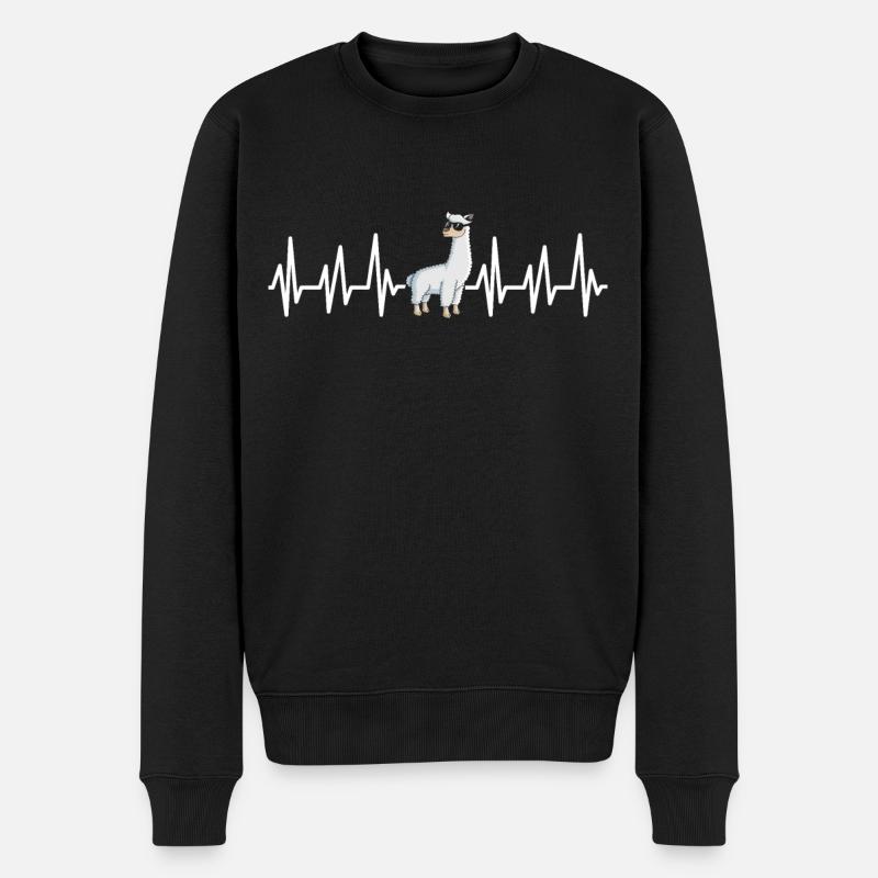 Lama - Pull Premium bio Homme - noir