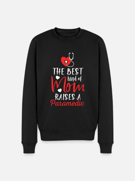 Paramedics and mother ambulance first aid - Men's Premium Organic Jumper - black