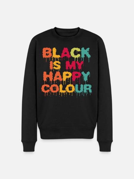 Grappige gezegden - Mannen Premium Bio sweater - zwart