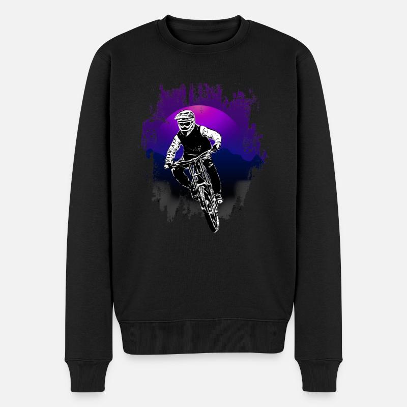 VTT / VTT Downhill Vélo cadeau - Pull Premium bio Homme - noir