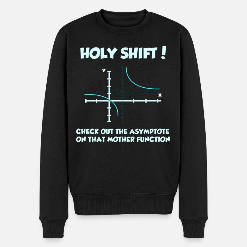 Mathematik Mathe Mathelehrer Mathematiker - Männer Premium Bio Pullover - Schwarz