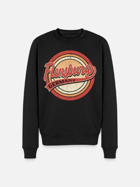 Flensburg Germany - Men's Premium Organic Jumper - black