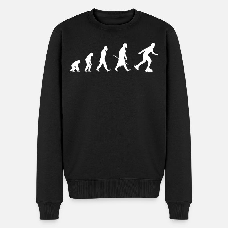 Evolution of roller blade - Pull Premium bio Homme - noir