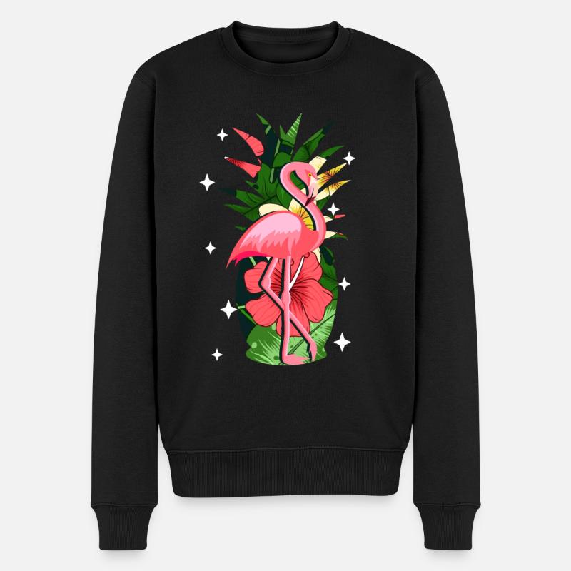 Flamingo Rosa - Pull Premium bio Homme - noir