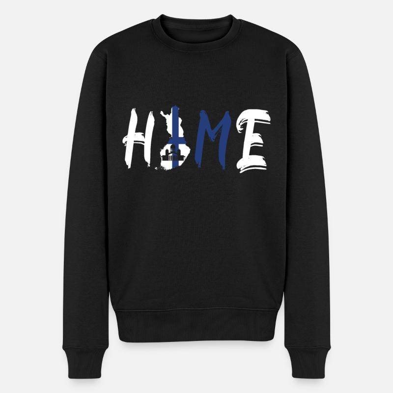 Finlande Home - Pull Premium bio Homme - noir