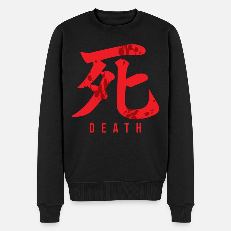 Japanisch Tot - Männer Premium Bio Pullover - Schwarz