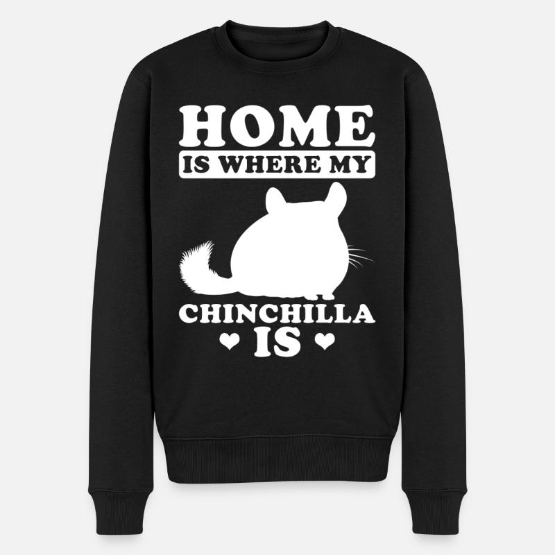 Chinchilla - Pull Premium bio Homme - noir