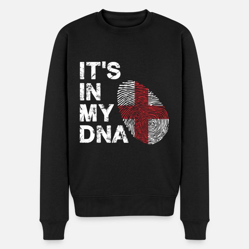 Londres Anglais DNA Angleterre - Pull Premium bio Homme - noir