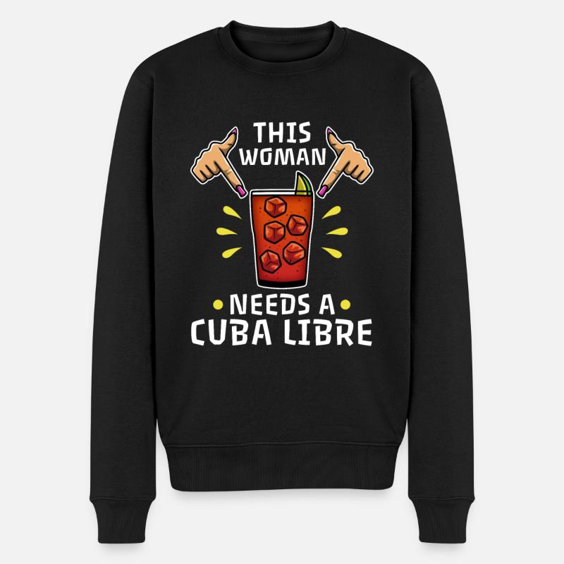 Cuba Libre - Pull Premium bio Homme - noir