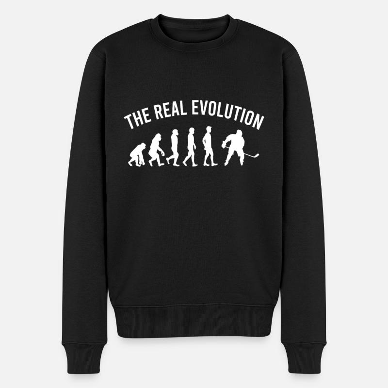 Evolution hockey - Pull Premium bio Homme - noir