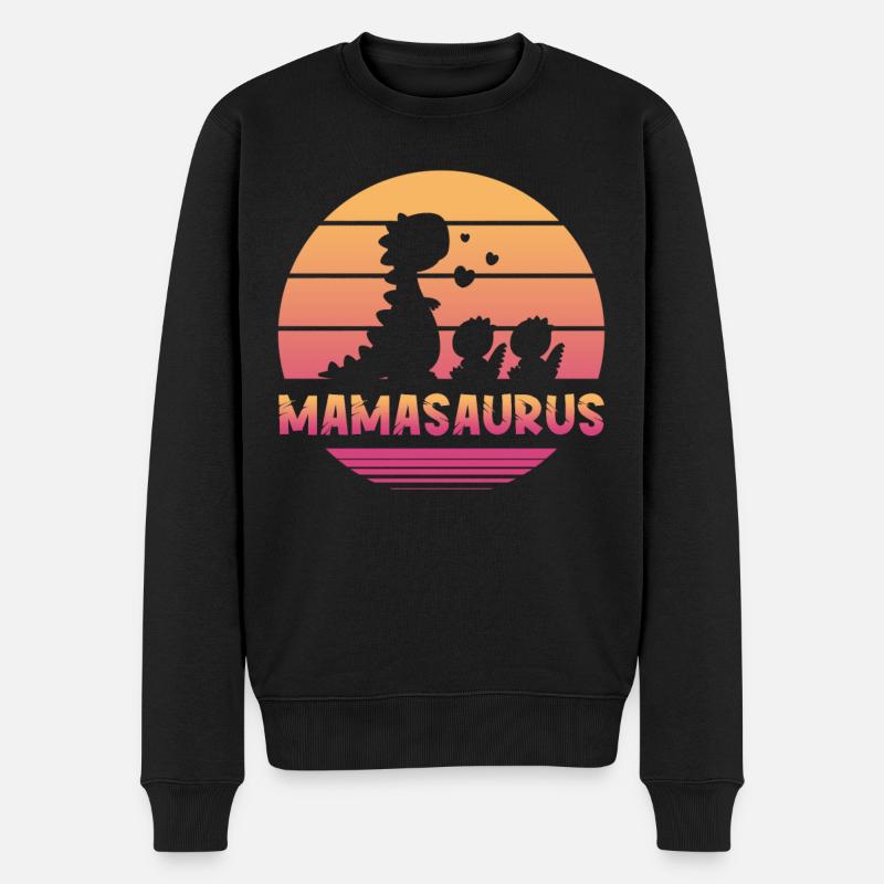 Mamasaurus - Pull Premium bio Homme - noir