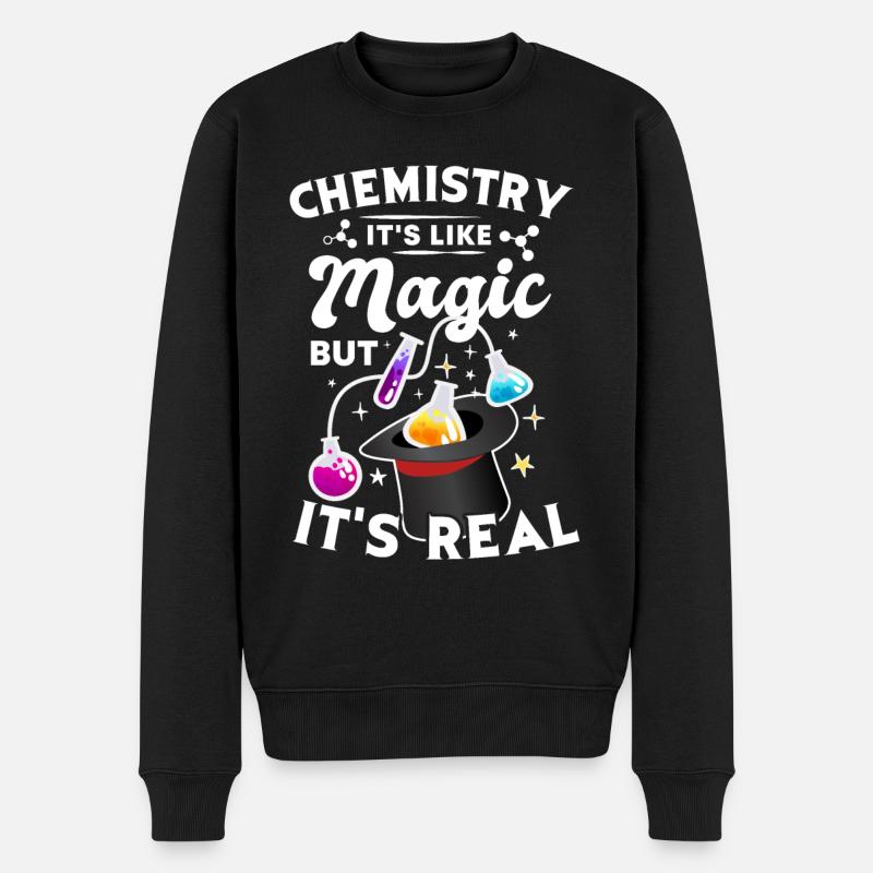 Chimie - Pull Premium bio Homme - noir