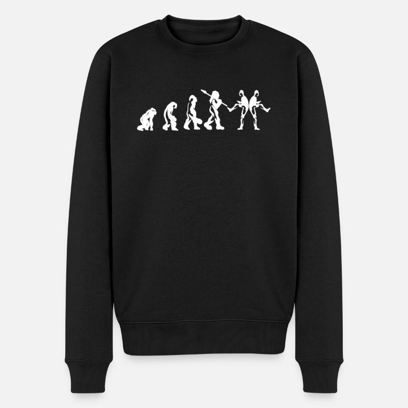Hardtekk Musique Hakken Evolution Techno Music Raver - Pull Premium bio Homme - noir