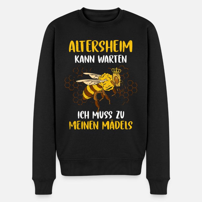 Imker - Männer Premium Bio Pullover - Schwarz