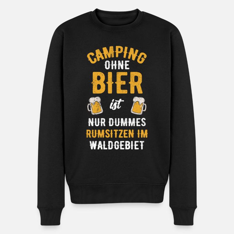 Campeurs - Pull Premium bio Homme - noir