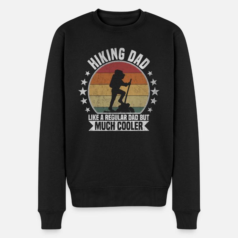 Hiking Dad - Pull Premium bio Homme - noir