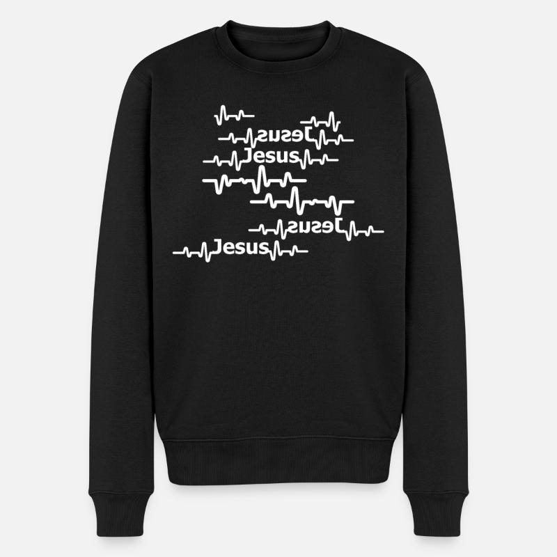 La foi Chrétienne - Pull Premium bio Homme - noir