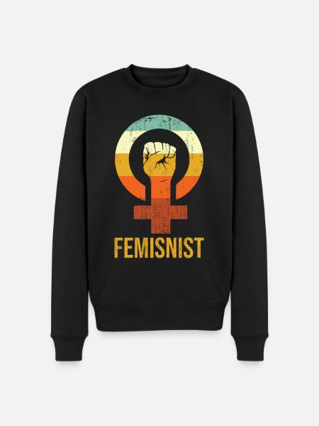 Feminism Design Symbol - Men's Premium Organic Jumper - black