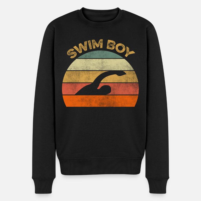 Natation Natation garçons - Pull Premium bio Homme - noir