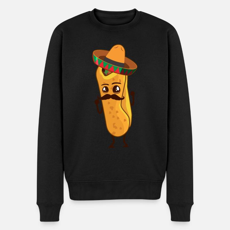 Burrito - Pull Premium bio Homme - noir