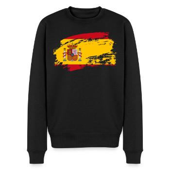 spain spain - Männer Premium Bio Pullover - Schwarz - Vorne - Nico (187cm)