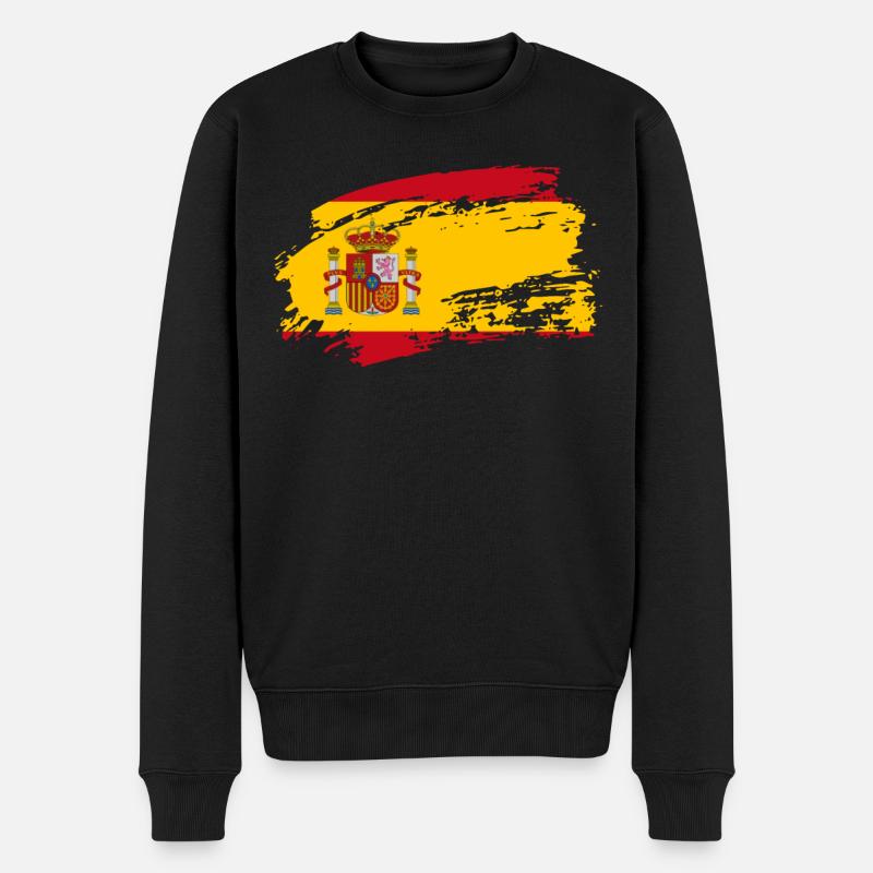 spain spain - Männer Premium Bio Pullover - Schwarz