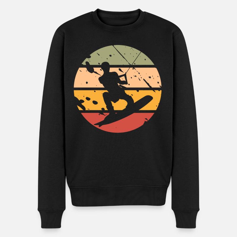 Wakeboard Wakeboarder - Pull Premium bio Homme - noir