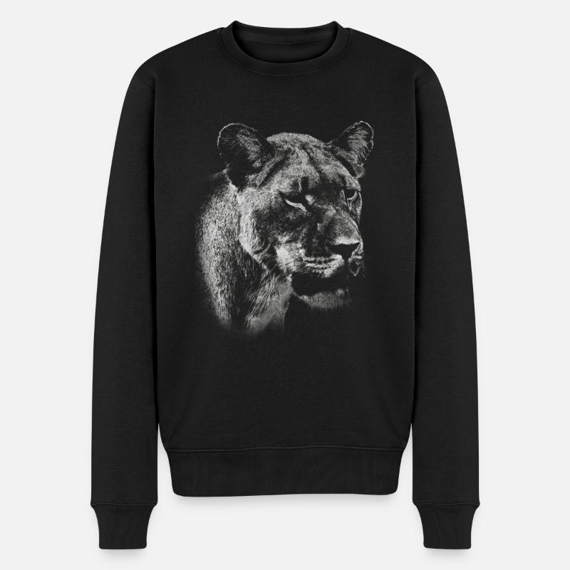 Tigre - Pull Premium bio Homme - noir