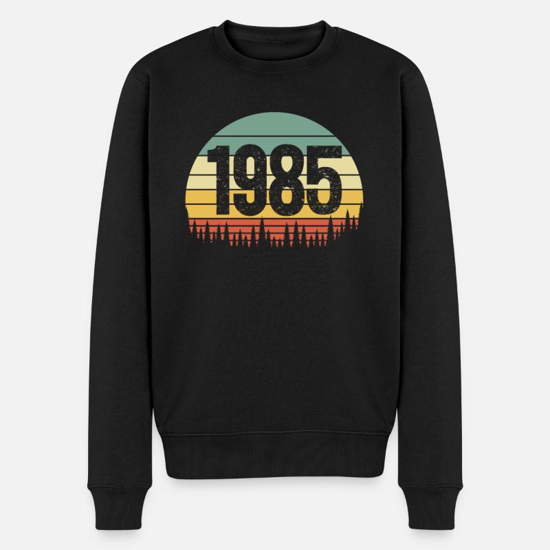 Année de construction 1985 - Pull Premium bio Homme - noir