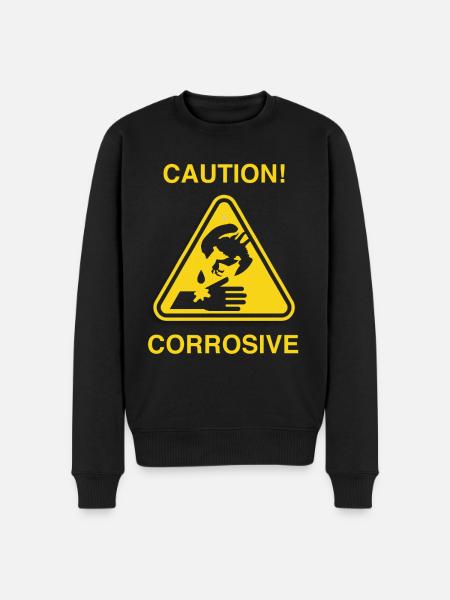 Caution! - Corrosive Xenomorphs - Men's Premium Organic Jumper - black