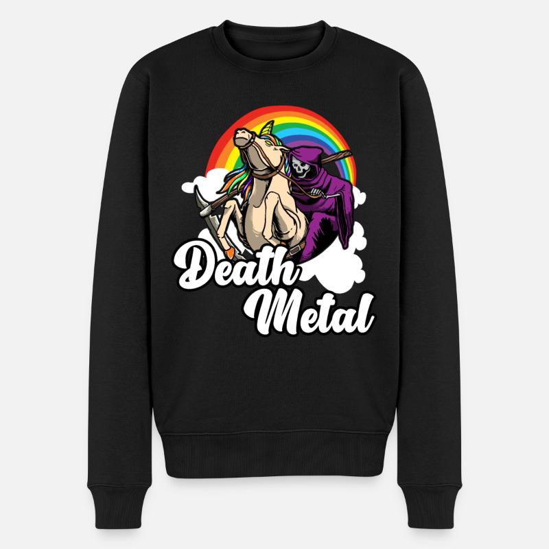 Heavy Metal Death Metal - Pull Premium bio Homme - noir