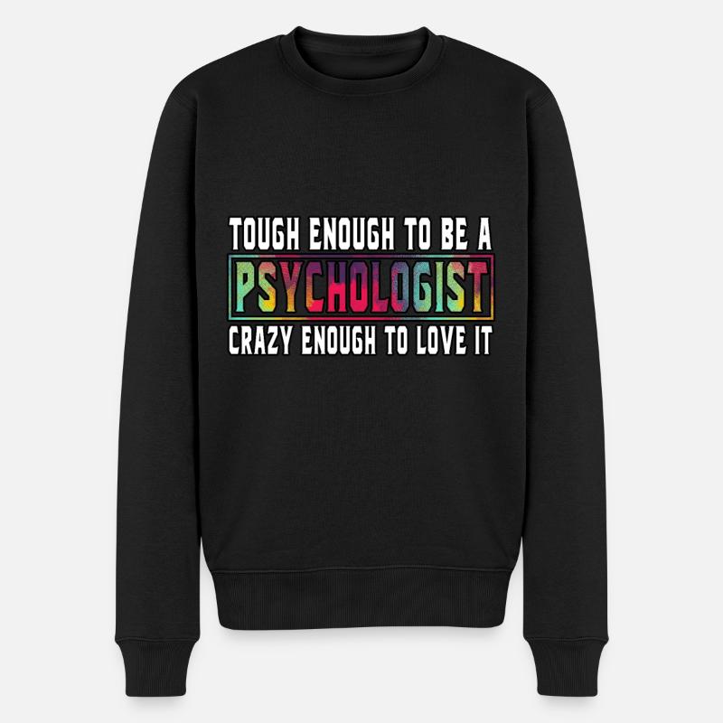 Psychologue Thérapeute Thérapie Psychologue Profession - Pull Premium bio Homme - noir