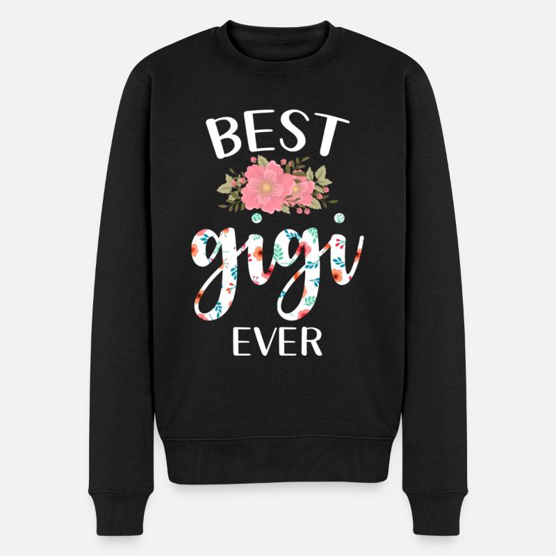 Gigi - Männer Premium Bio Pullover - Schwarz