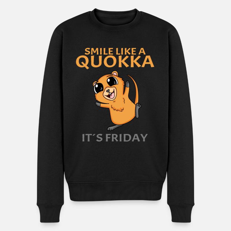 Quokka - Pull Premium bio Homme - noir