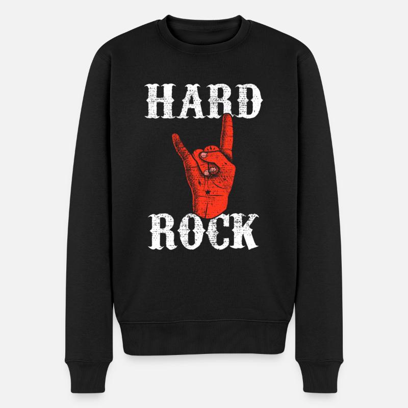 hard rock - Pull Premium bio Homme - noir