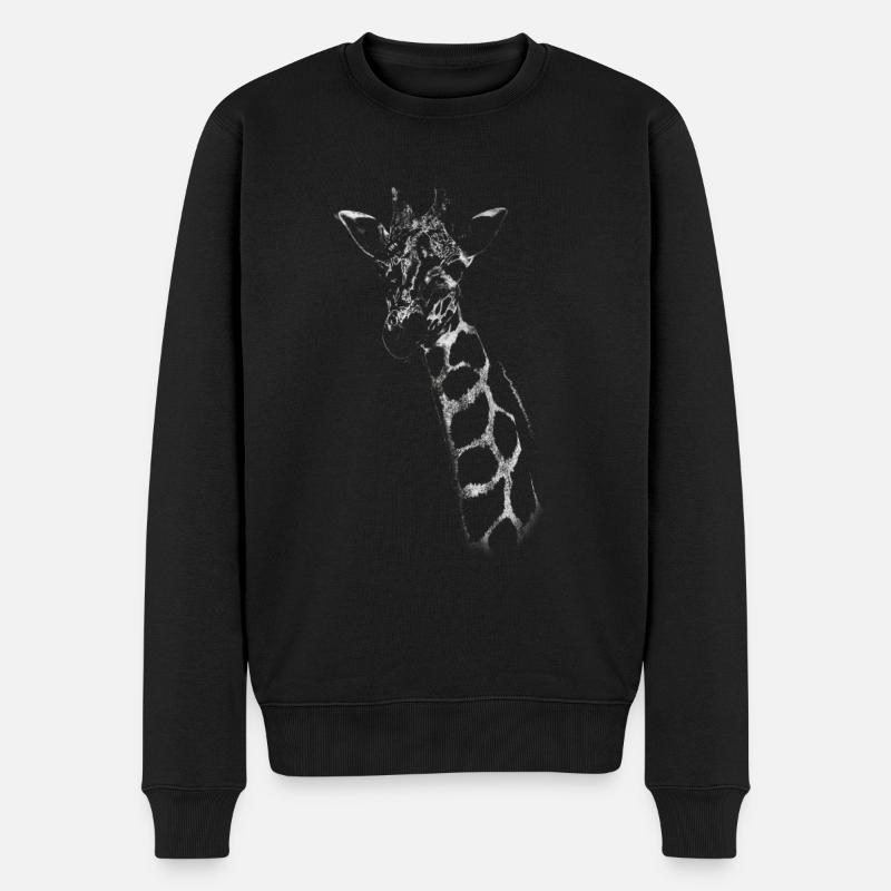 Girafe - Pull Premium bio Homme - noir