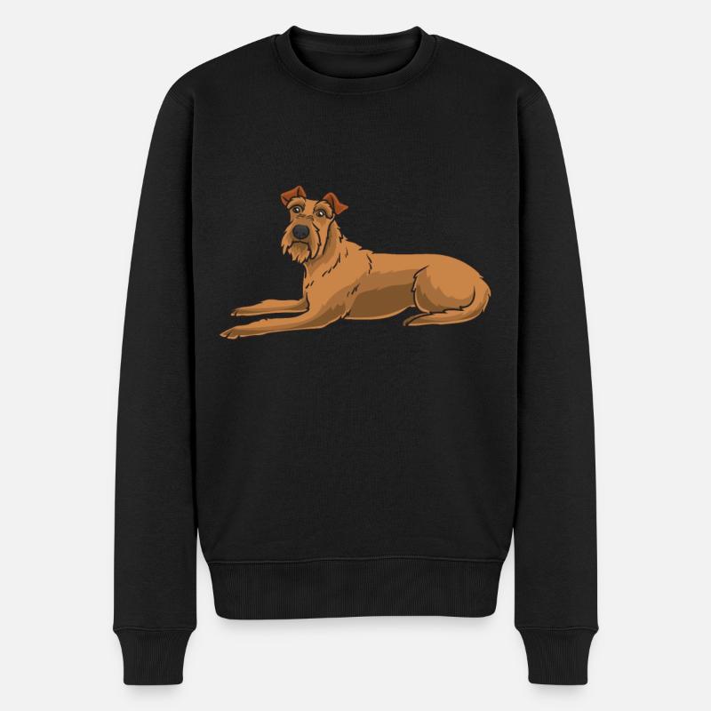 Irish Terrier - Pull Premium bio Homme - noir