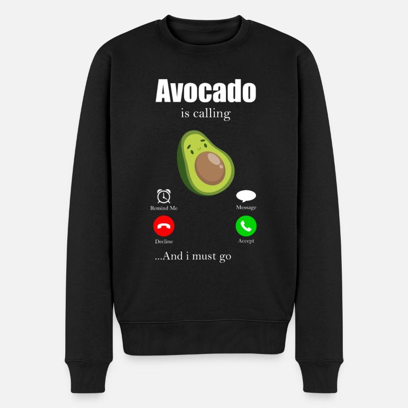 Avocado - Pull Premium bio Homme - noir