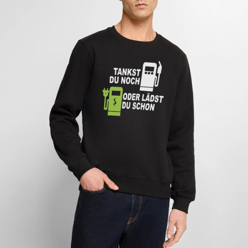 Elektroauto - Tankst Du Noch Oder Lädst Du Schon Männer Premium Bio Pullover