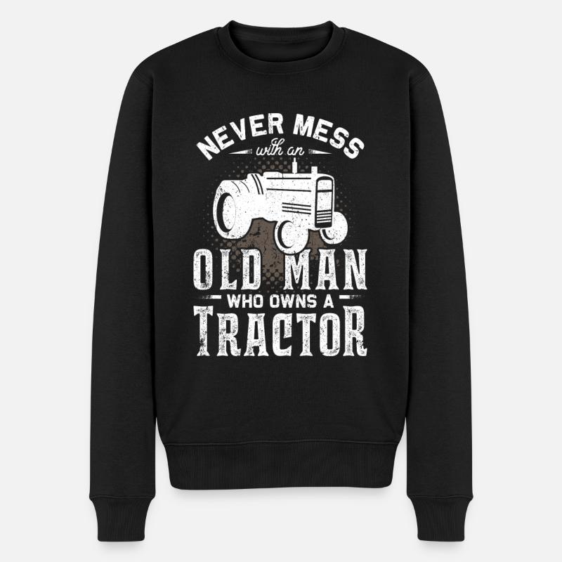 Tracteur - Pull Premium bio Homme - noir