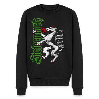 Steiermark Retro Panther Wappen Steirerbua Steirer - Männer Premium Bio Pullover - Schwarz - Vorne - Nico (187cm)