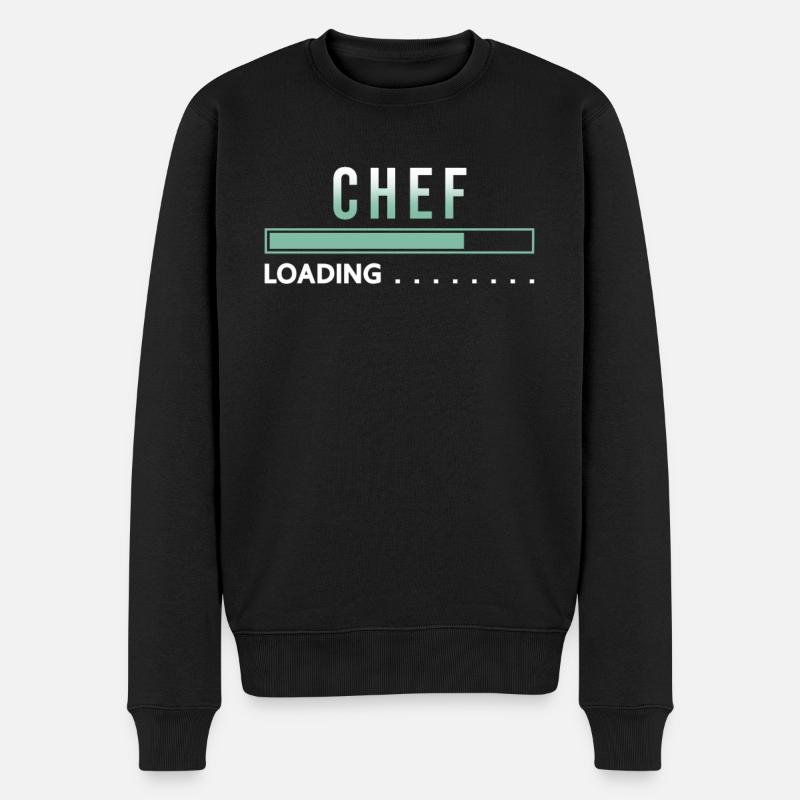 Koch loading Geschenk Ausbidlung - Männer Premium Bio Pullover - Schwarz
