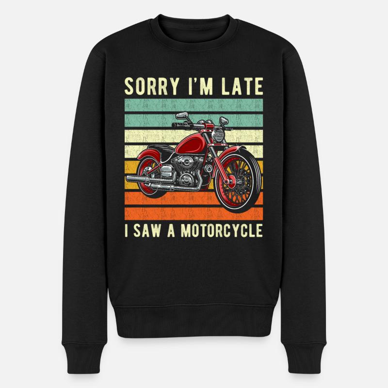 Moto moto moto de cadeau - Pull Premium bio Homme - noir