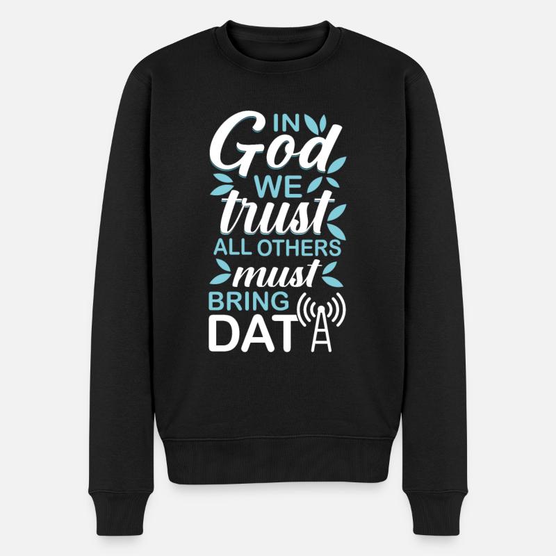 Programmer Gift Idea - Men's Premium Organic Jumper - black