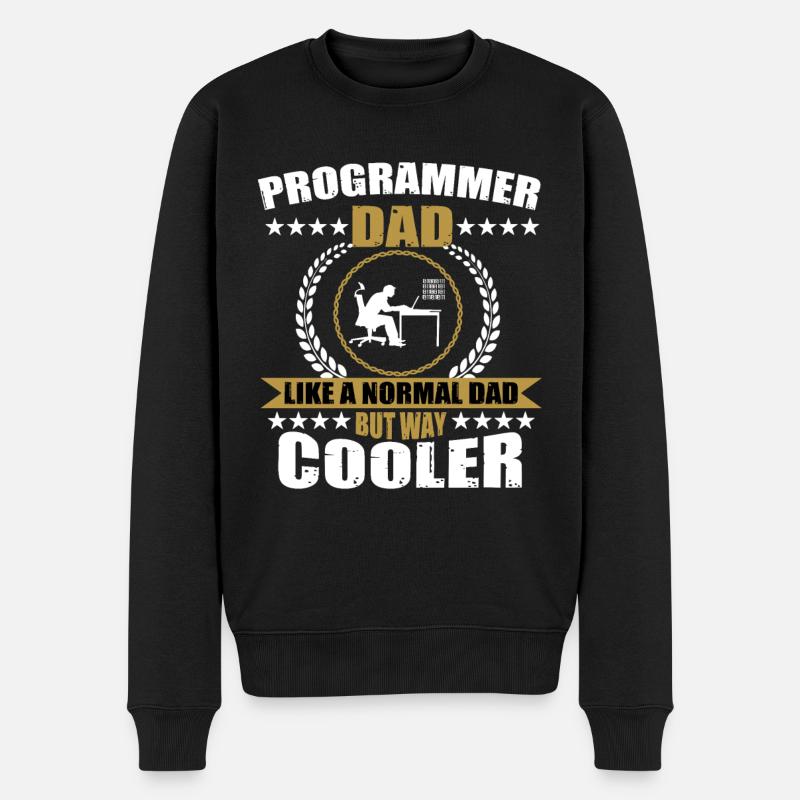 Programmeur Papa - Pull Premium bio Homme - noir